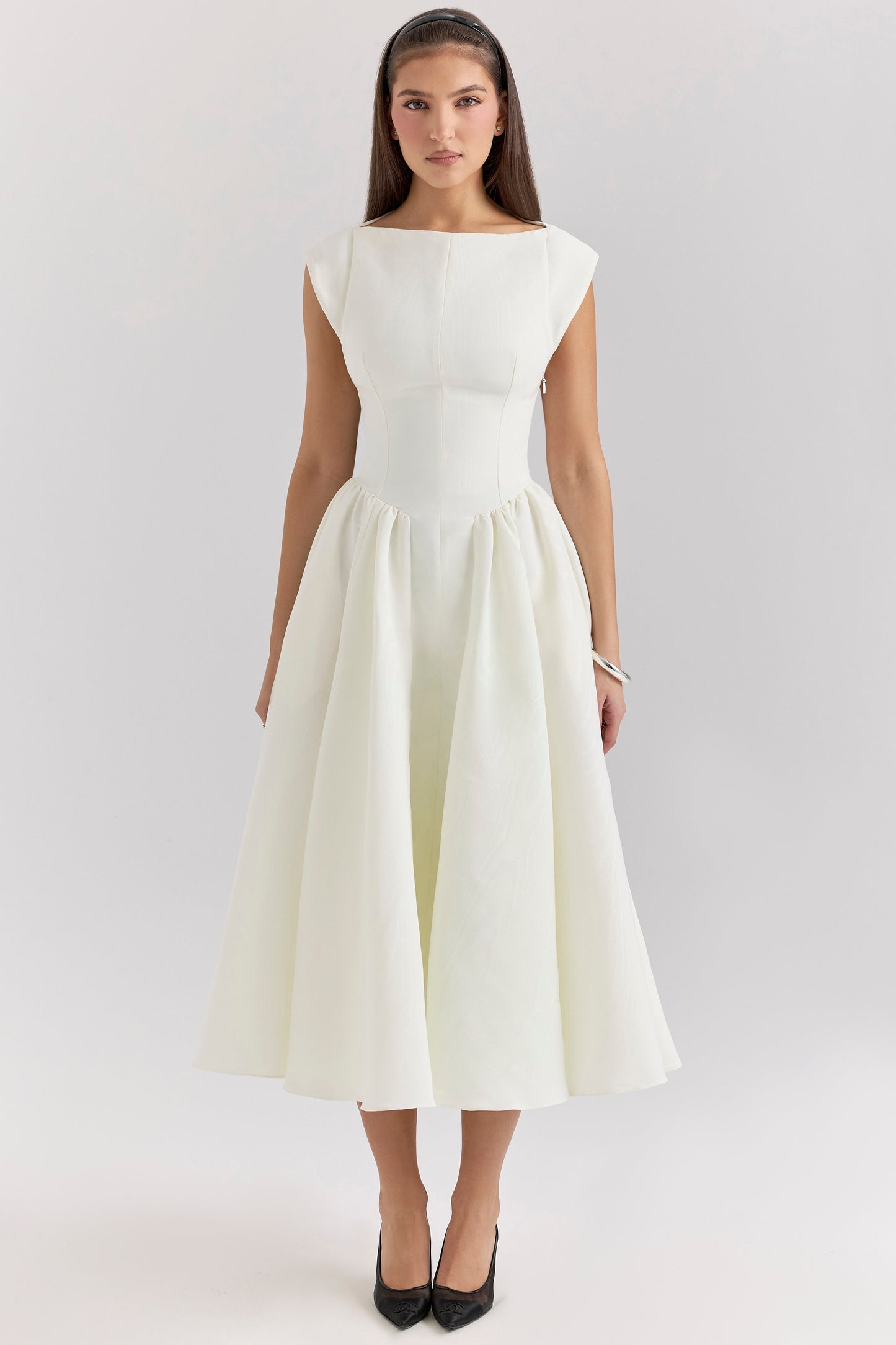 Samira Satin Midi Dress