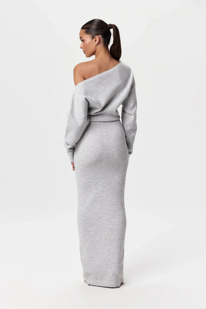 Off Shoulder Sweater Dress