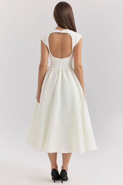 Samira Satin Midi Dress