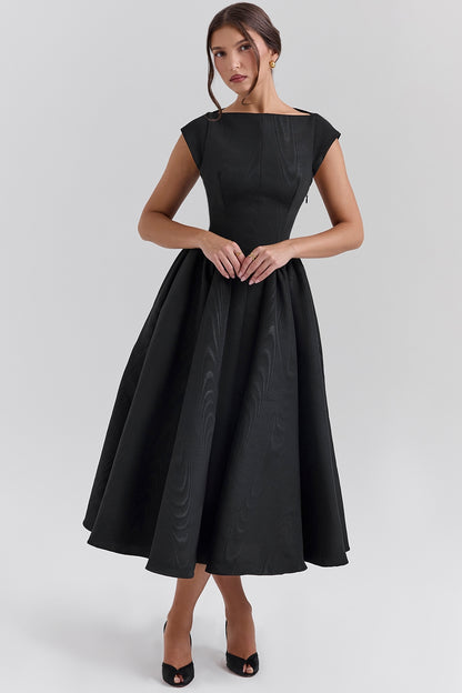 Samira Satin Midi Dress