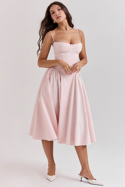 Celine Corset Midi Dress