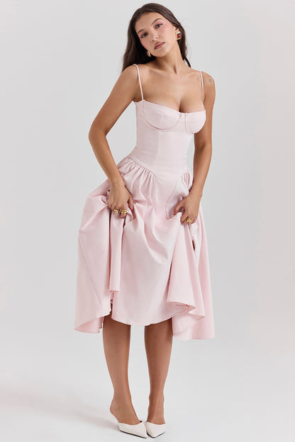Celine Corset Midi Dress